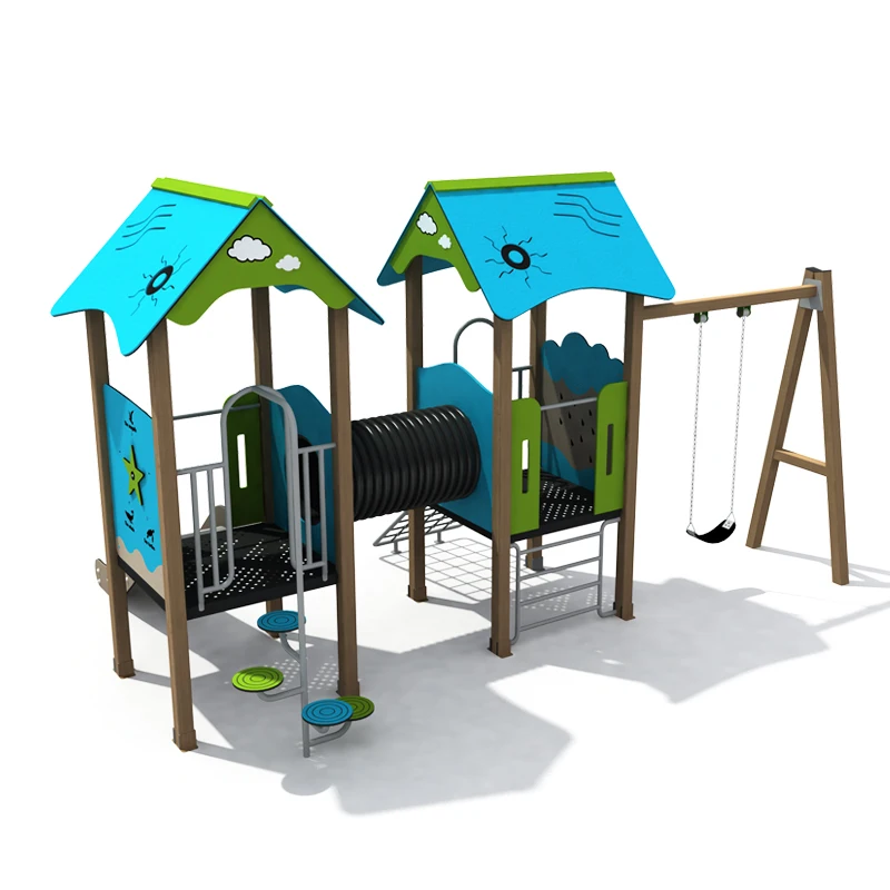 Children's Playground with Slide Toddler Climbing Swing Set Large Outdoor Play Equipment Can Be Applied to Schools, Communities