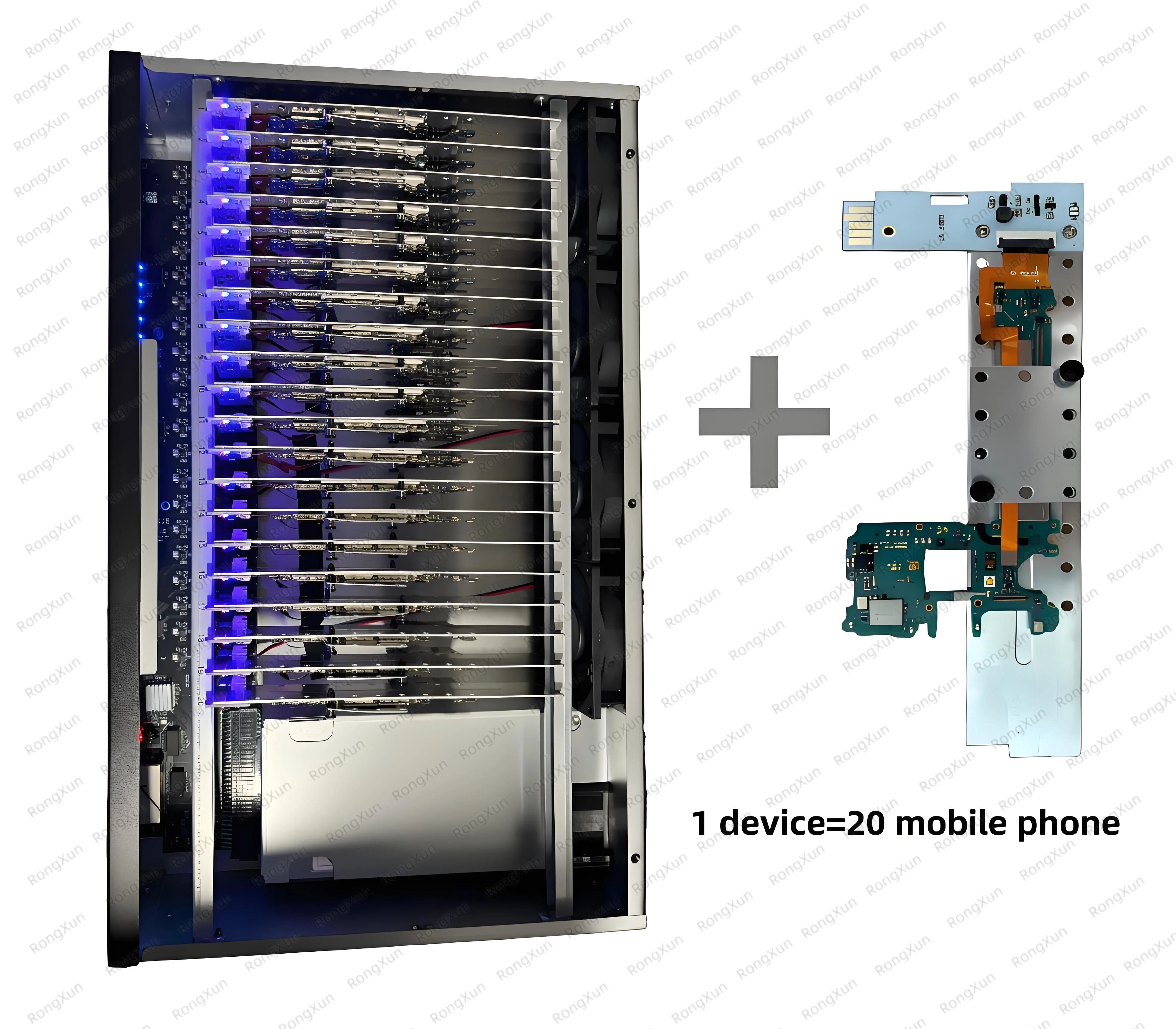 Phone Farm Box - 20PCS Mobile Phone Farming Equipment