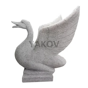 100%手彫りの特注サイズ屋外伝統的な白鳥の像石彫刻| Alibaba.com