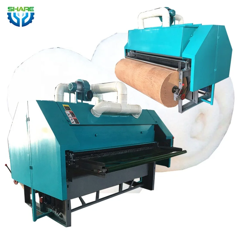 Cottage industry fiber cotton machine non-bonding fine carding machine for processing quilting silk quilt