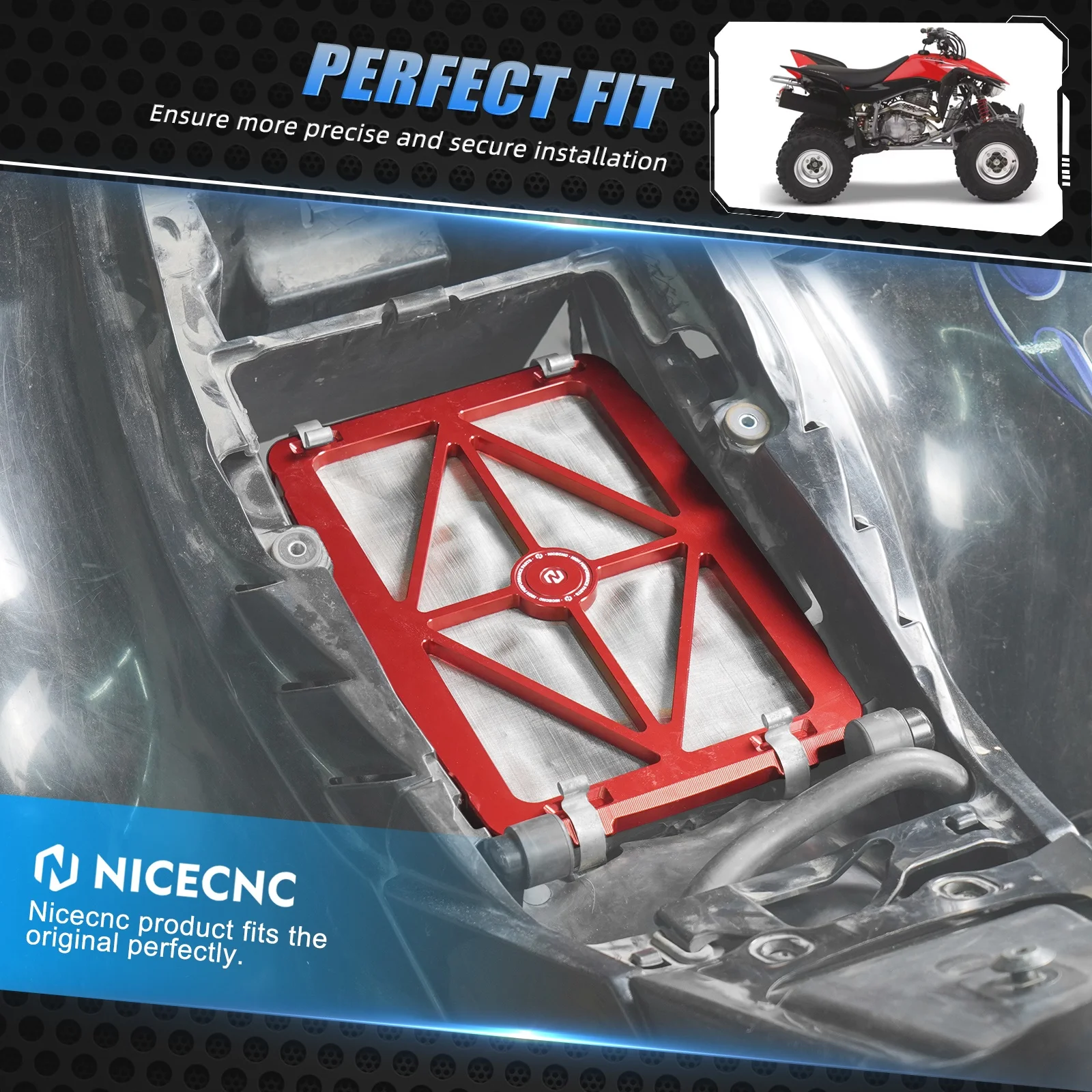 NICECNC Airbox Lid Cover For Yamaha Raptor 700 / 700R (2006–2026