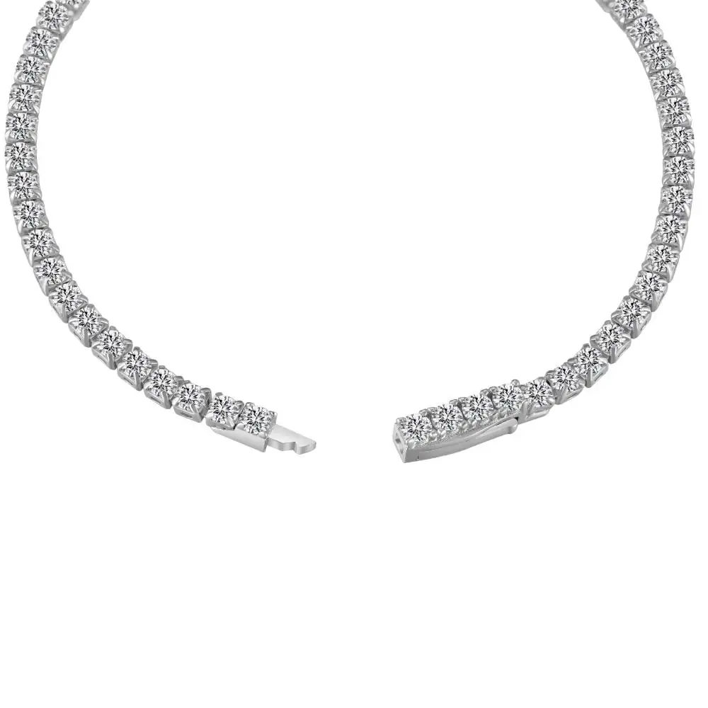 KAKODIY High Quality Tennis Bracelet Luxury Bijru Prata 925 Gemstone Gold Plated Silver Bracelet for Women detail 2