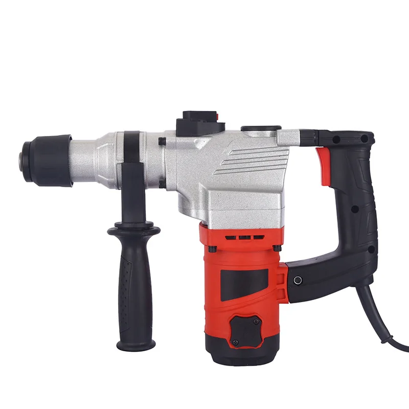 26mm High Power Heavy Duty Jackhammer Multifunctional Concrete Breakers  Industrial Electric Demolition Hammer Impact Drill Set