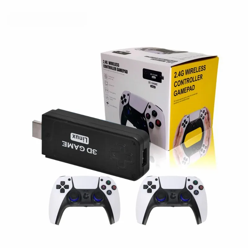 U9 Pro Game Stick 4k Hd Output Wireless 20000+ Video Game Console 2.4g ...