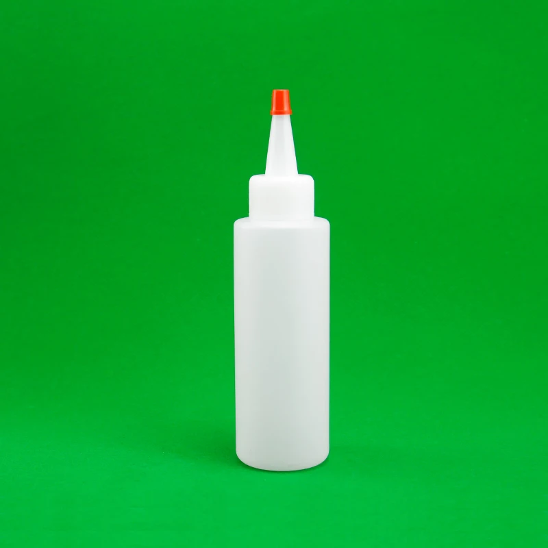 Plastic Essential Oiler Extrusion Bottle with Squeeze Needle Cap Glue Dropper for Painting