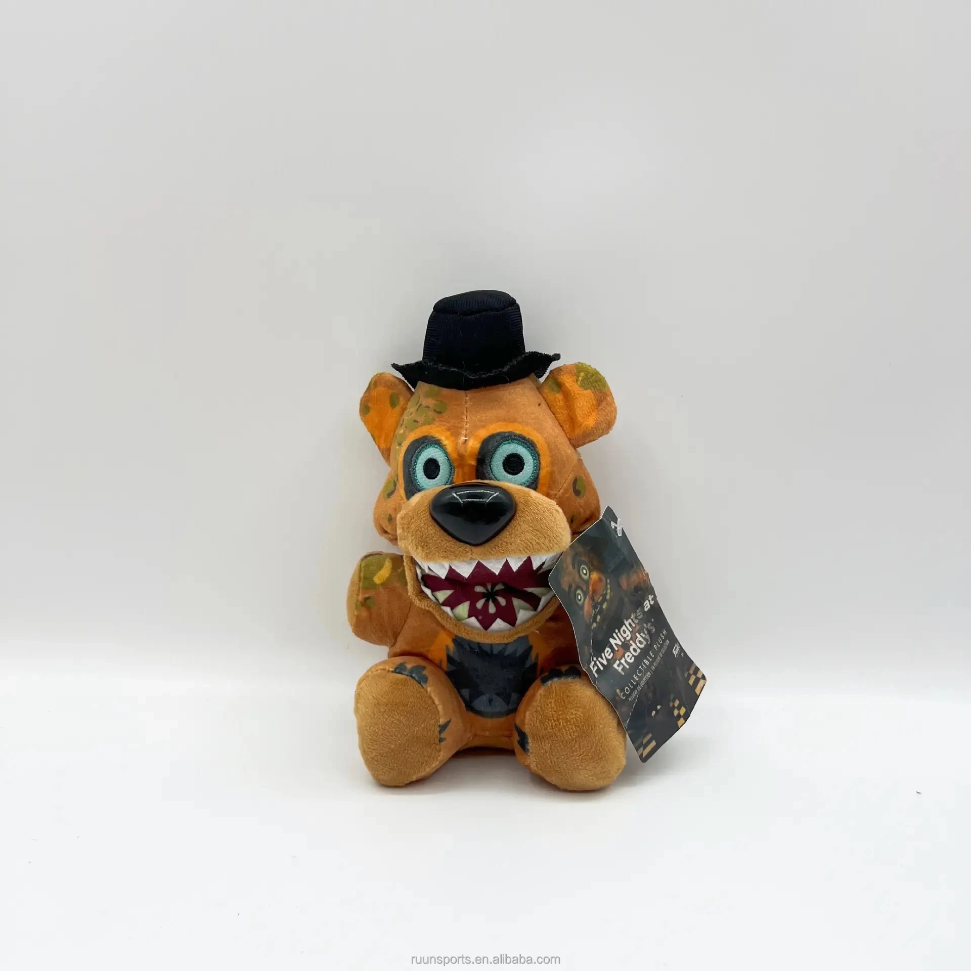 New 25cm Fnaf Nightmare Freddy Bear Foxy Springtrap Bonnie Plush Toys ...