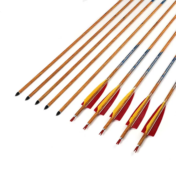 12 Flèches Carbone Pur ACCMOS – ID 6,2 Mm Ou 4,2 Mm, Pour Chasse Ou Tir