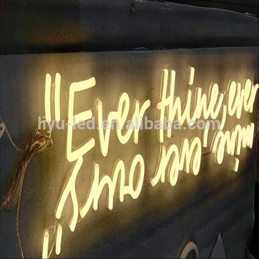 Creative Custom Led Flex Neon Lighting Clothing Store Sign of Factory From China