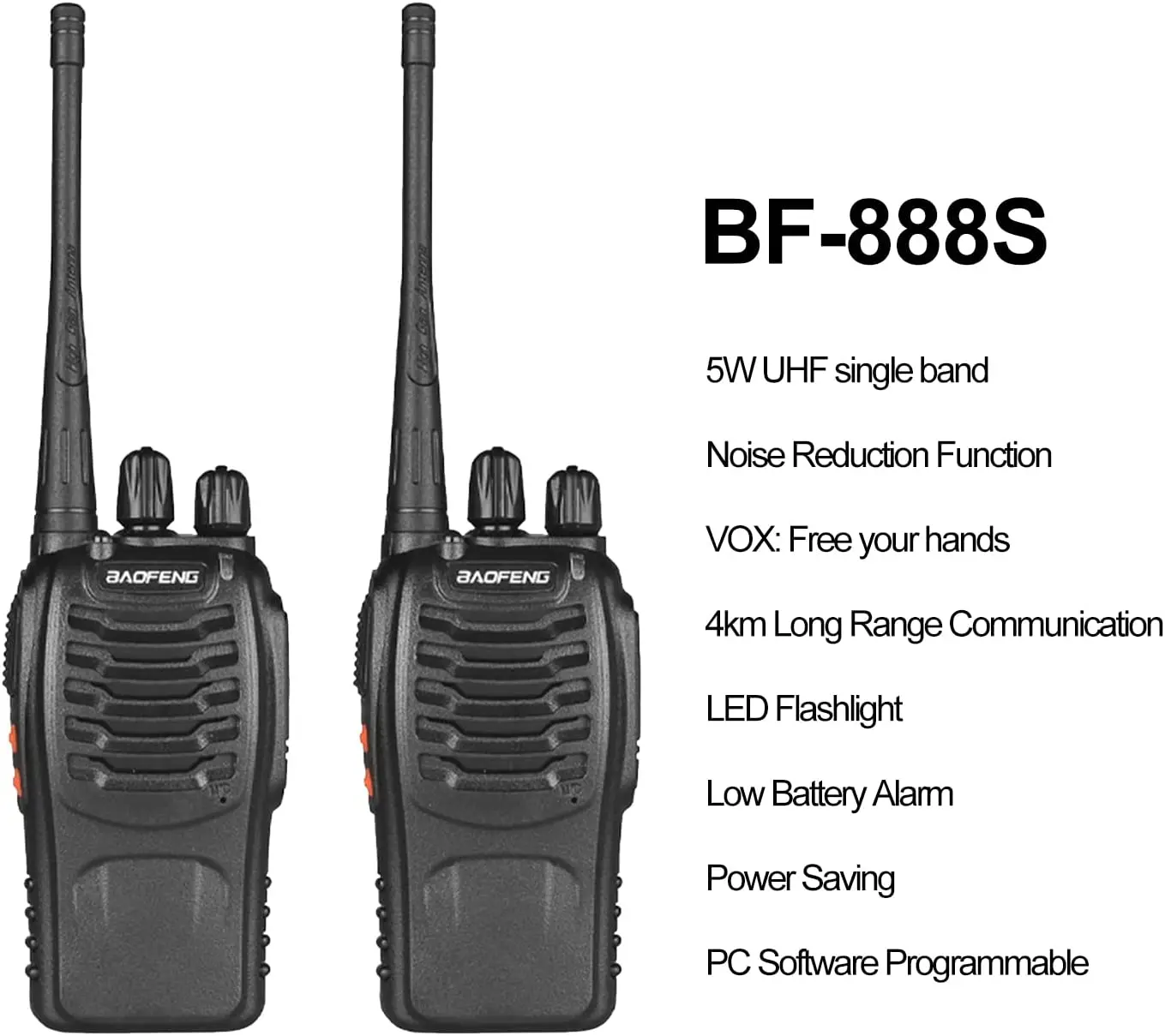 Boafeng Baofeng Talki Walki Bf-888s 5w Poc Two Way Radio A Toys For ...