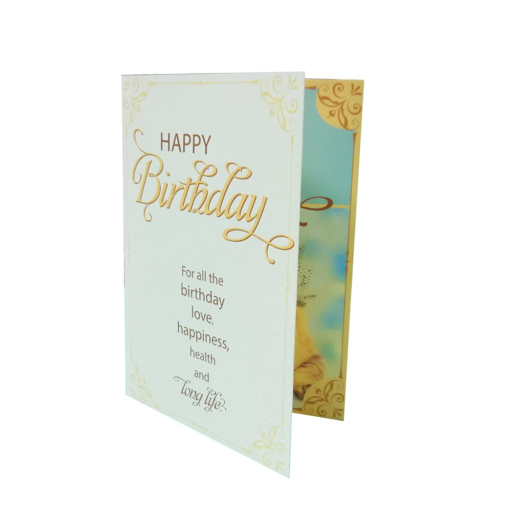 Personalized Custom Sound Chip Led Lights Musical Greeting Cards