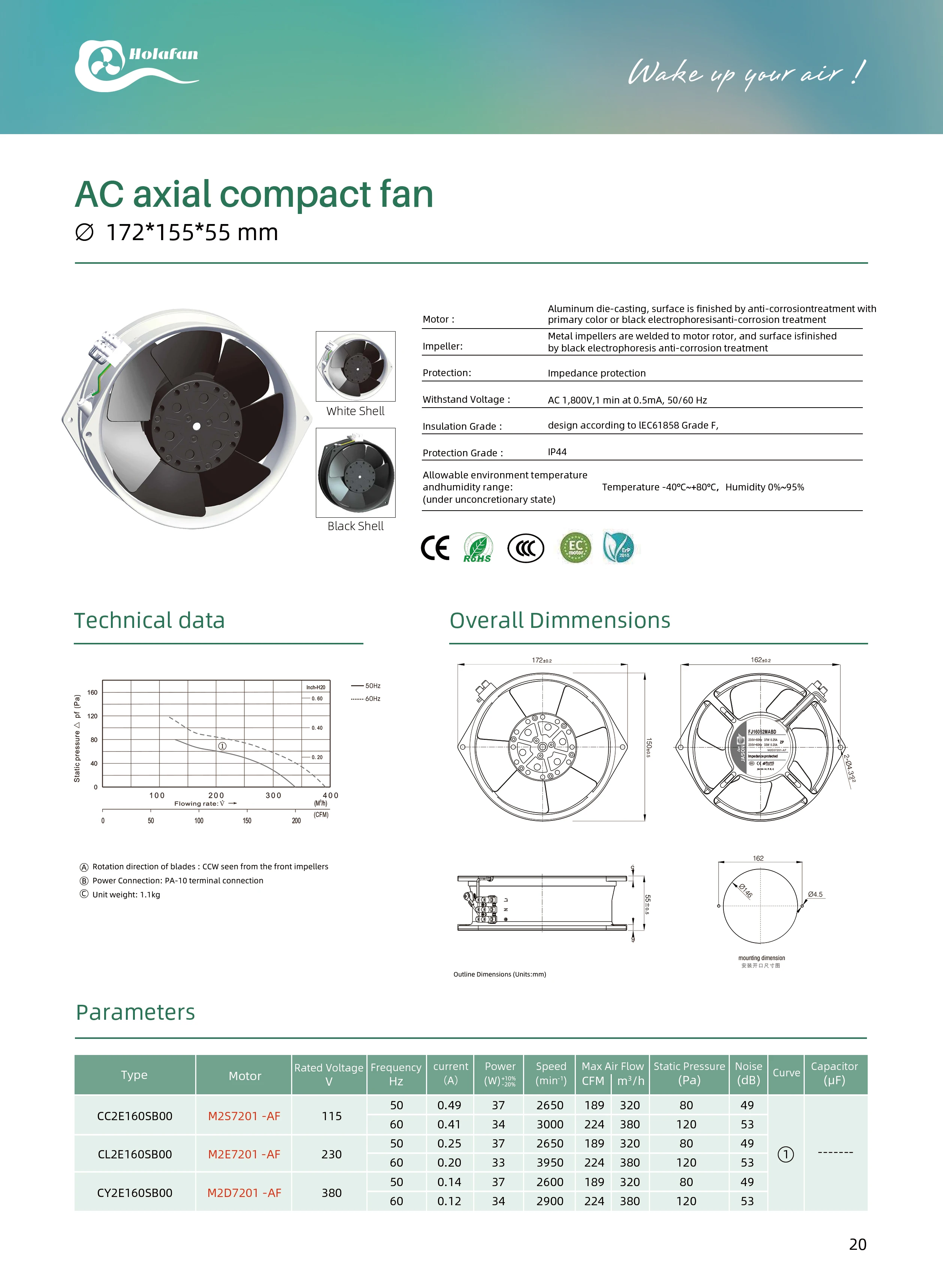 Axial Flow Fan, 230V, Electric - detail 6