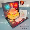 Tarjeta de Cumpleaños 3D con Música y Luces de Colores