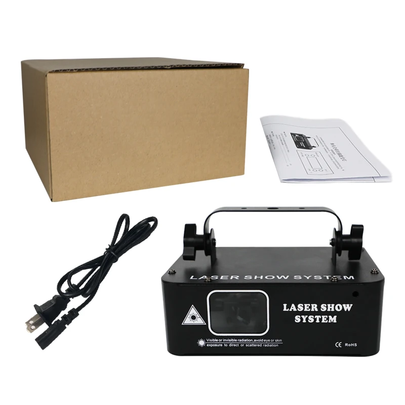 YSH One-Head Animated Lazer Light 3D Laser Dj Effects Lighting Disco Equipment DMX Laser Stage Strobe Beam Lights for Stage Club
