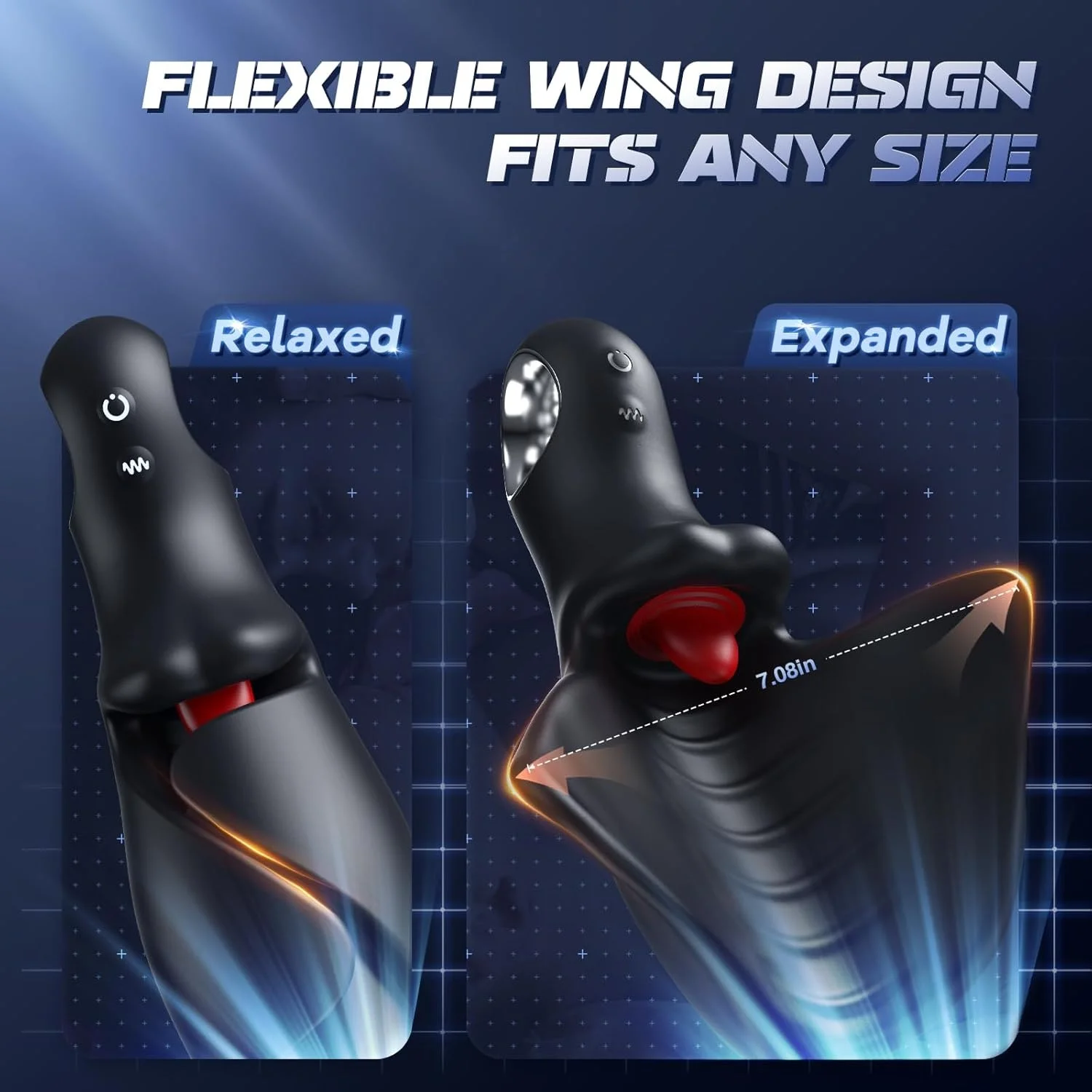 Male Masturbator AI Smart APP Control Pocket Pussy Stroker with 10 Licking  & Vibrating Modes Penis Vibrator Adult Male Sex Toys