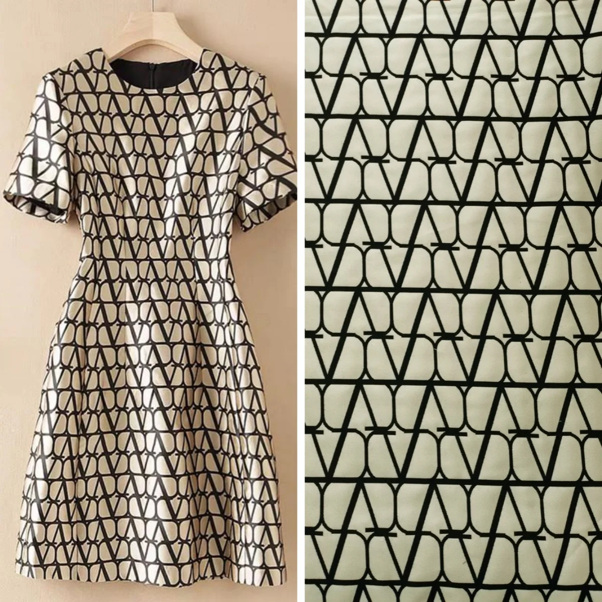 184gsm 20yds MOQ Viscose Custom Design Softer Lady Dress Jacquard Woven  Fabric