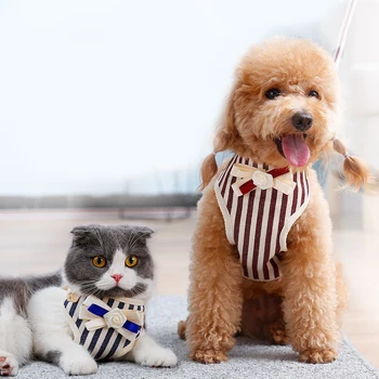 Wholesale Customized Cotton Comfortable Pet Harness with Leash Suit for Dogs and Cats