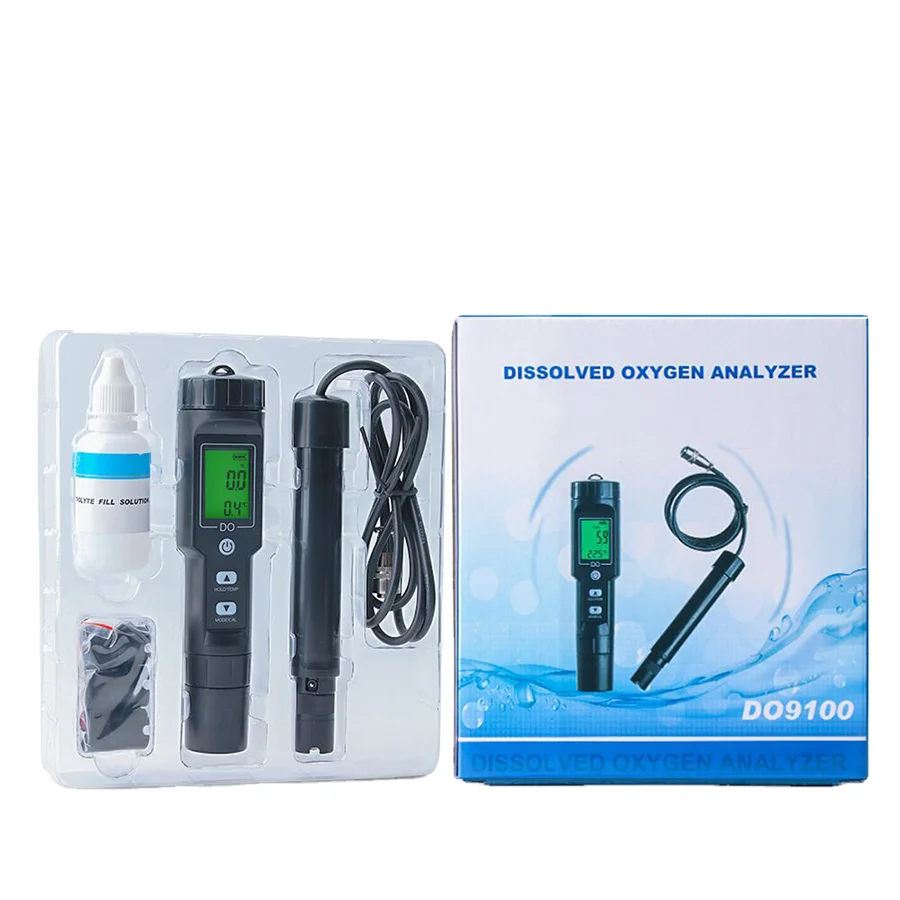 Dissolved Oxygen Meter for Accurate Water Testing in Aquaculture | LCD ...
