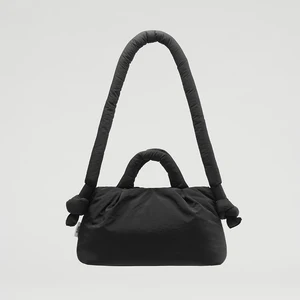 Custom Logo Eco Waterproof Mini Soft Padded Puffy Sling Handbag Small Nylon Shoulder Quilted Puffer Crossbody Bag