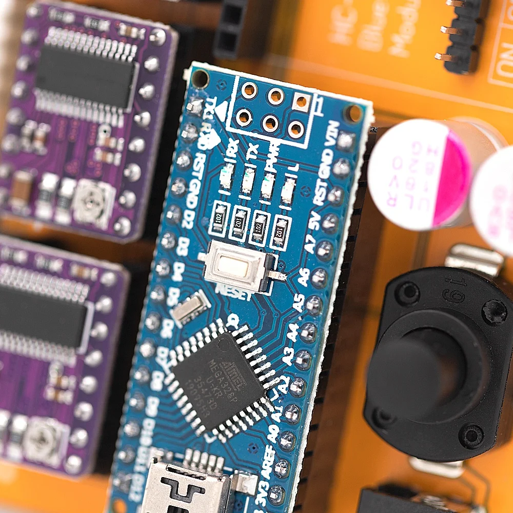 BACHINMAKER New Product Pcb 2axis Circuit Control Board for Laser Engraving Machine and Writing Electrical Controller Panel