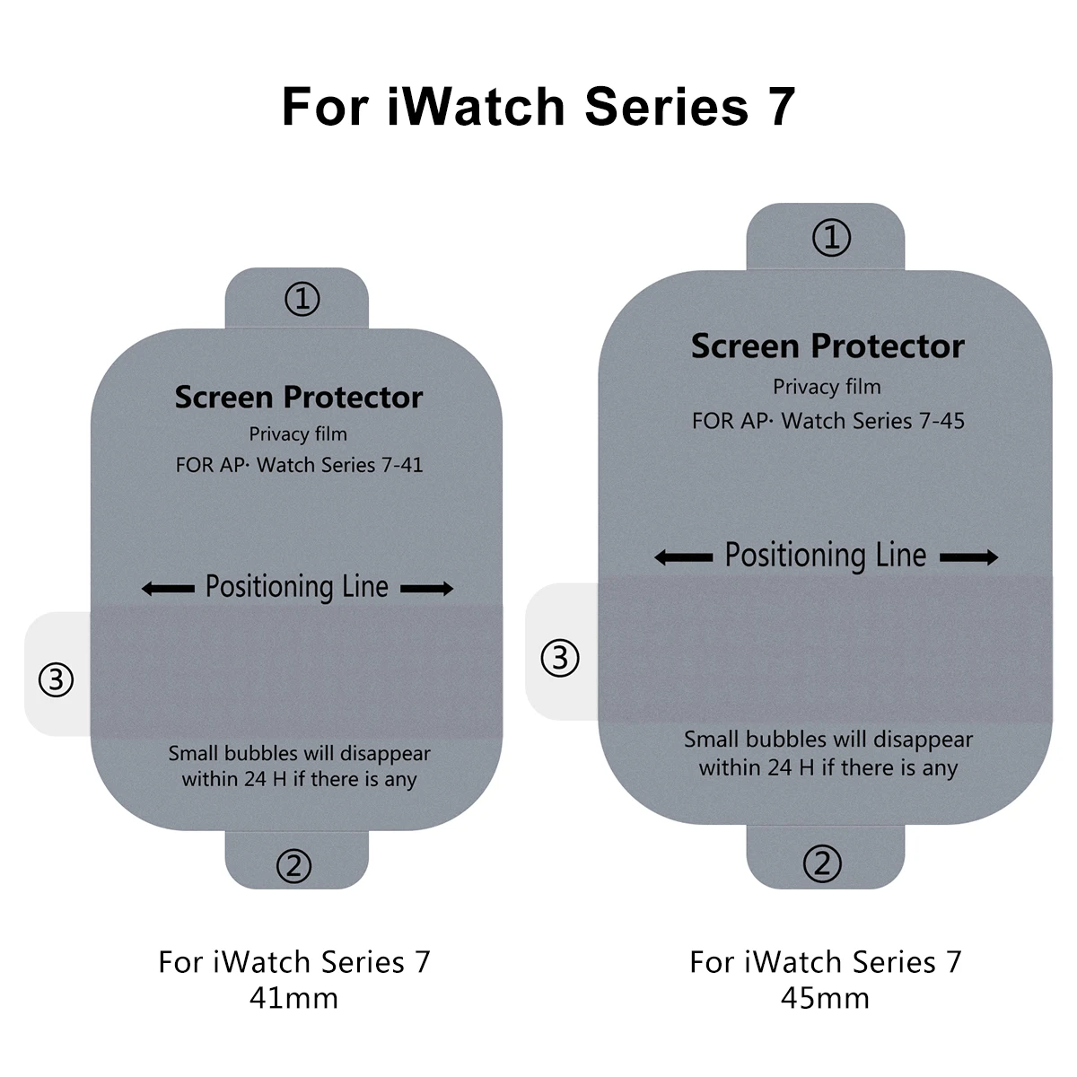 Bubble Free Smart Watch Hydrogel Anti Spy TPU Protective Film for Apple Watch Series 4 38/40/42/44/45mm