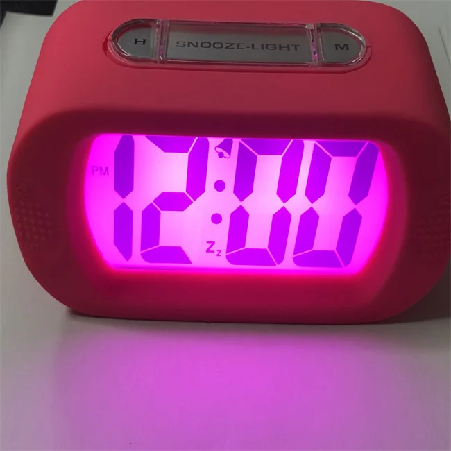 Mini horloge numérique triangulaire pour chambre à coucher, bureau de cour de voyage, LCD numérique créatif, horloge électronique 15 Mini horloge numérique triangulaire pour chambre à coucher, bureau de cour de voyage, LCD numérique créatif, horloge électronique 15