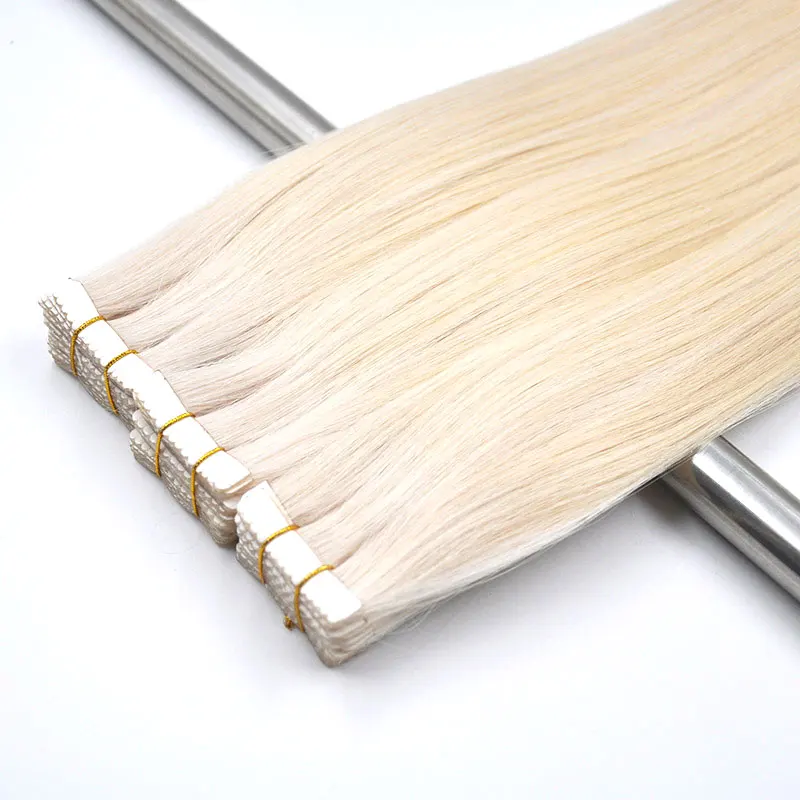 Salon Tape In Hair Extensions Full Cuticle Virgin Human Hair invisible tape in human hair extension supplier