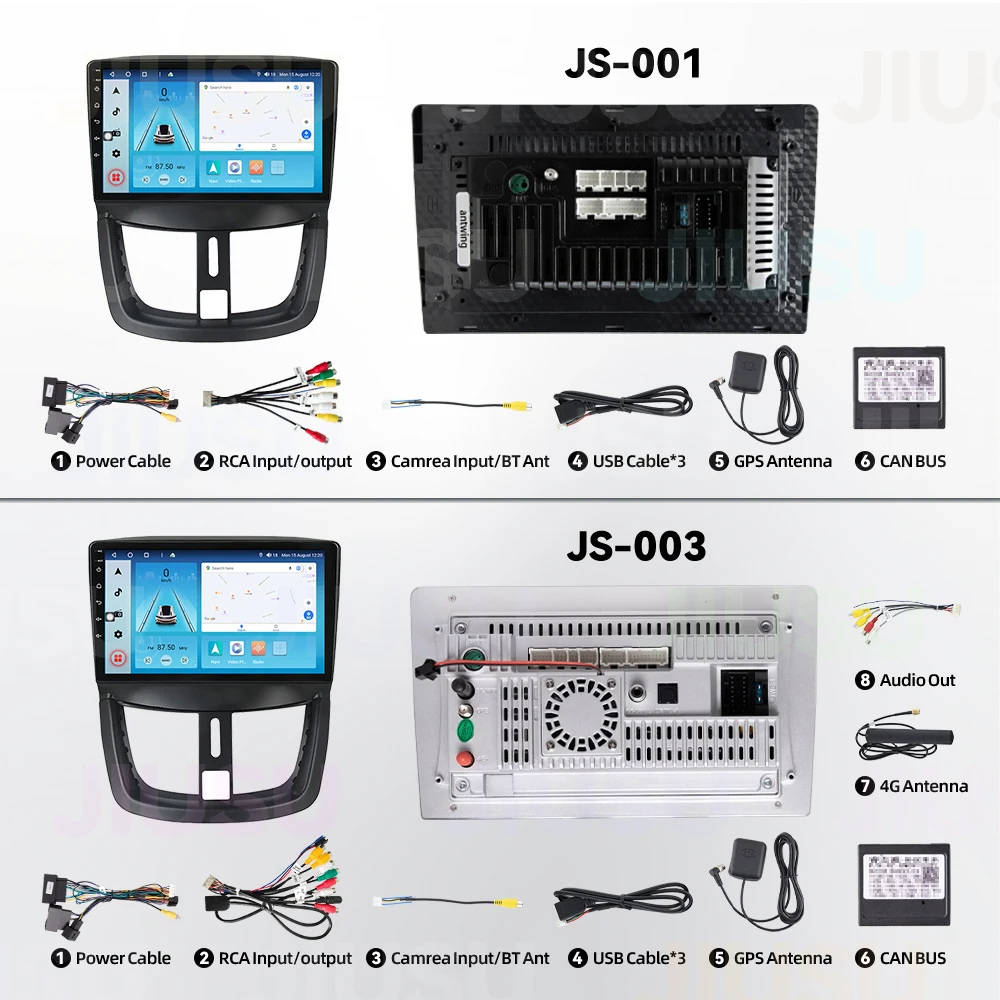 Touch Screen Android Car Radio GPS Navigation DVD Player Stereo Multimedia Audio System for Peugeot 207 207CC 2007-2014