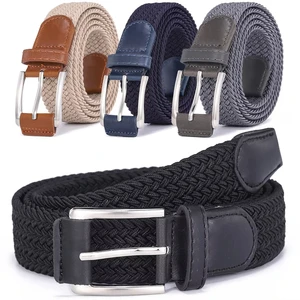 Men's Belt Casual Woven Elastic Outdoor Sports Women's Belt Jeans Designer Stretch for Men Fashion Belts