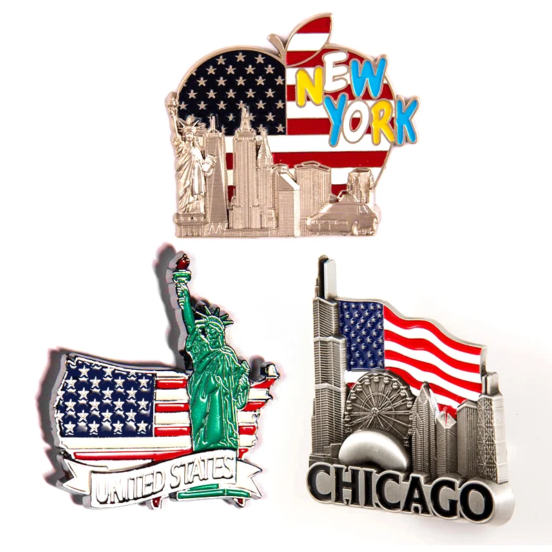 3D Chicago Magnet