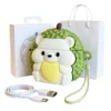 Keychain with plush pig - WiFi 4G