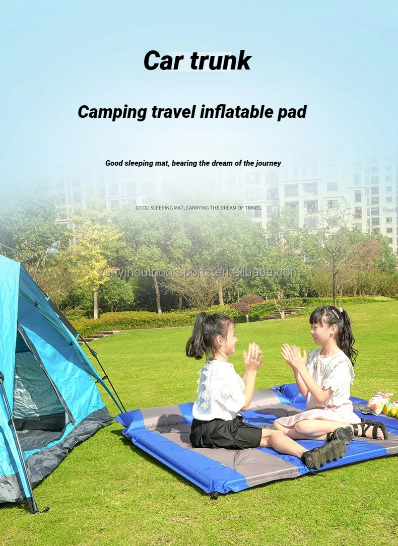 Summer Camping Sleeping Mat Air Inflatable Mattress Camping For Camping