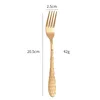 Rose gold fork
