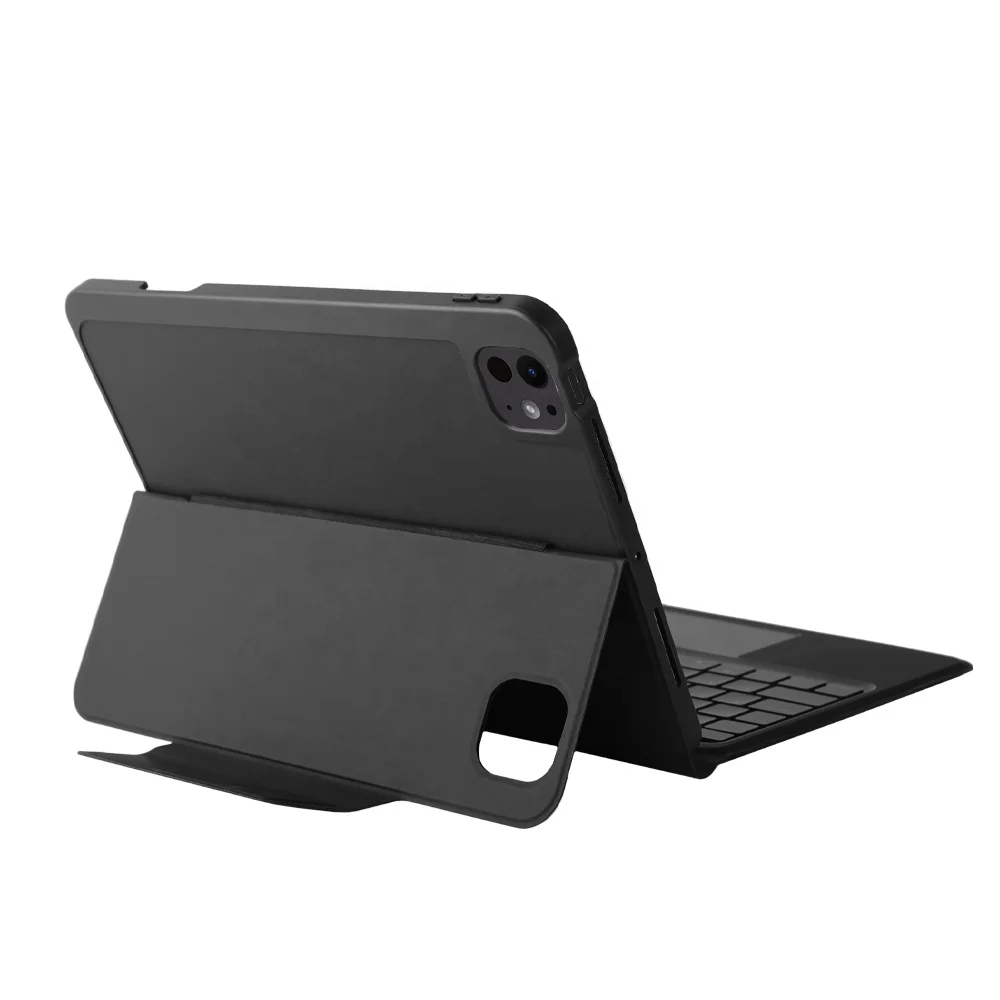 PU Leather Case for iPad 10.2 10.9 11 12.9 13 Magic Keyboard Case With Smooth Touchpad Adjustatable Stand