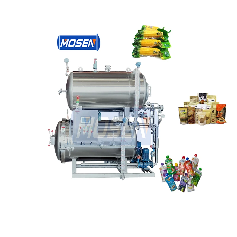 New Condition Retort Machine for Meat Processing Food Retort Pouch Machine with Autoclaves Sterilizers for Rice Vegetable Meals