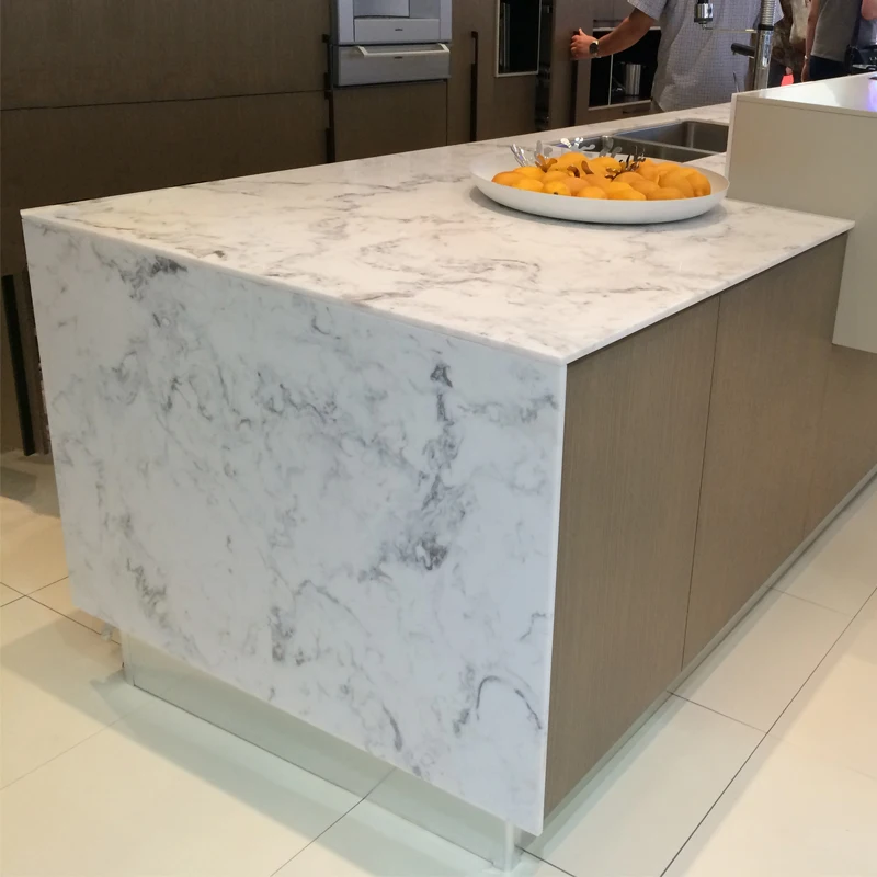 Artificial Marble Stone White Corians Solid Surface For Kitchen ...