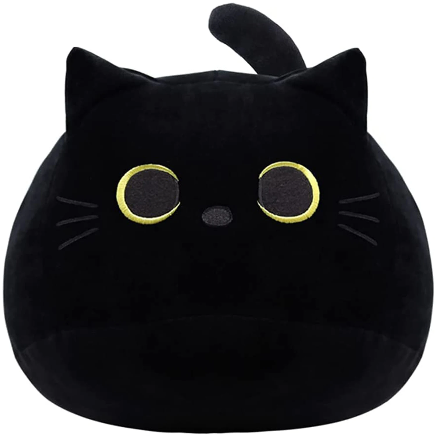 Black Cat Pillow Soft Plush Doll Stuffed Animal Pillow Baby Toys Cat