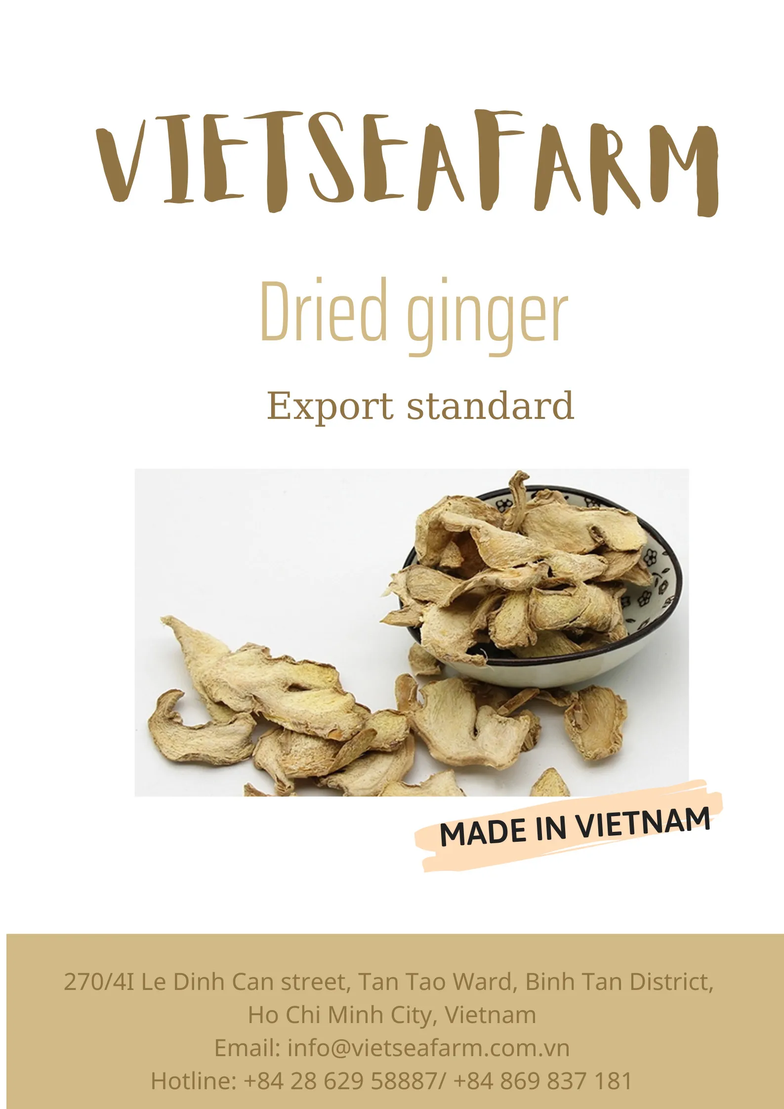 High Quality Dried Ginger With Best Price In Vietnam Buy Dried Ginger