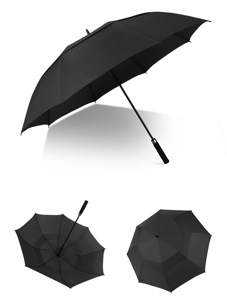 Suppliers Manufacturer Wholesale Windproof Golf Umbrella Custom Logo