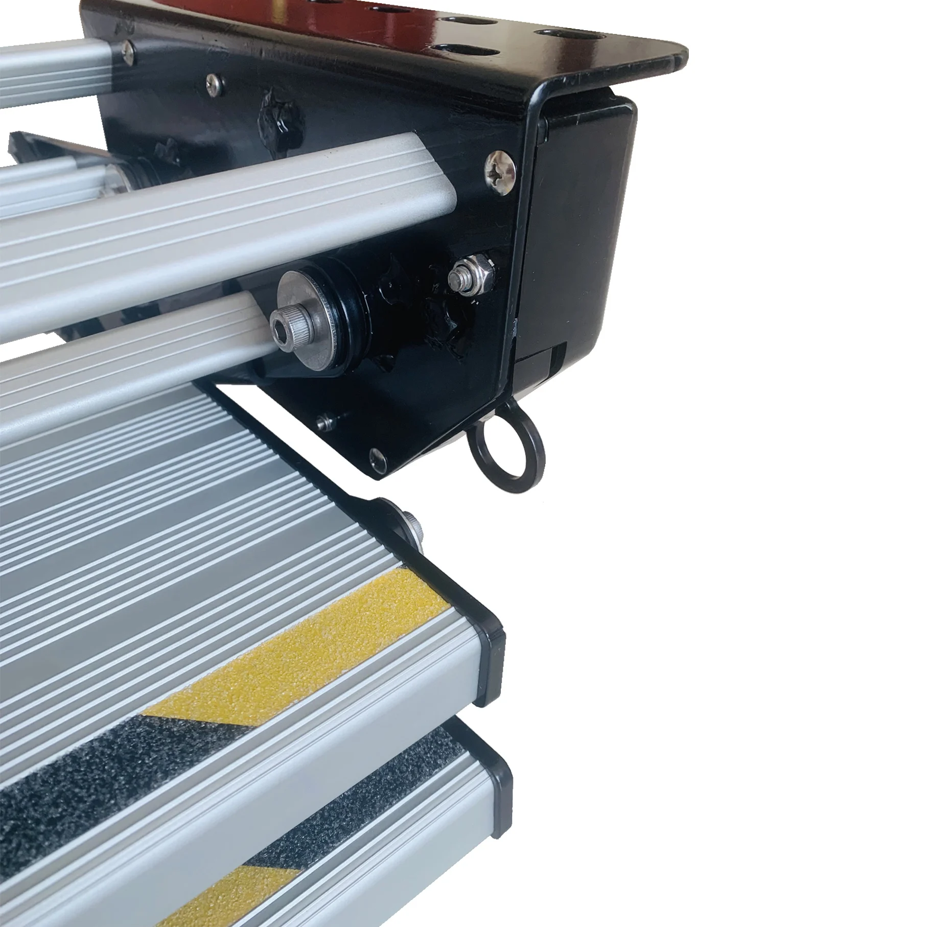 COMPAKS New Design Electric Control Telescopic Ladder Manual Folding Side Folding RV Step Accessory Caravan Motorhome Steel