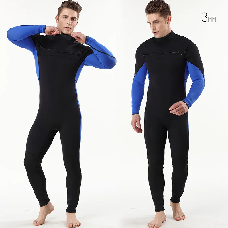 WetSuit 3MM Full Body Dive Suit Stretch Diving Wet Suit for Surf Snorkeling 