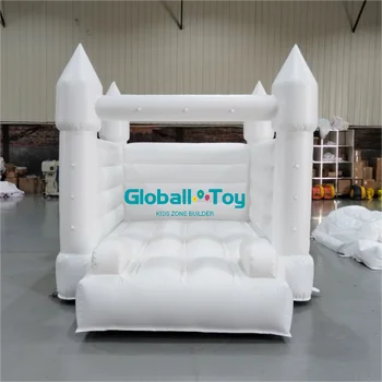 Commercial Grade and Hot Selling Inflatable White Wedding Bouncy Castle / House for Sale