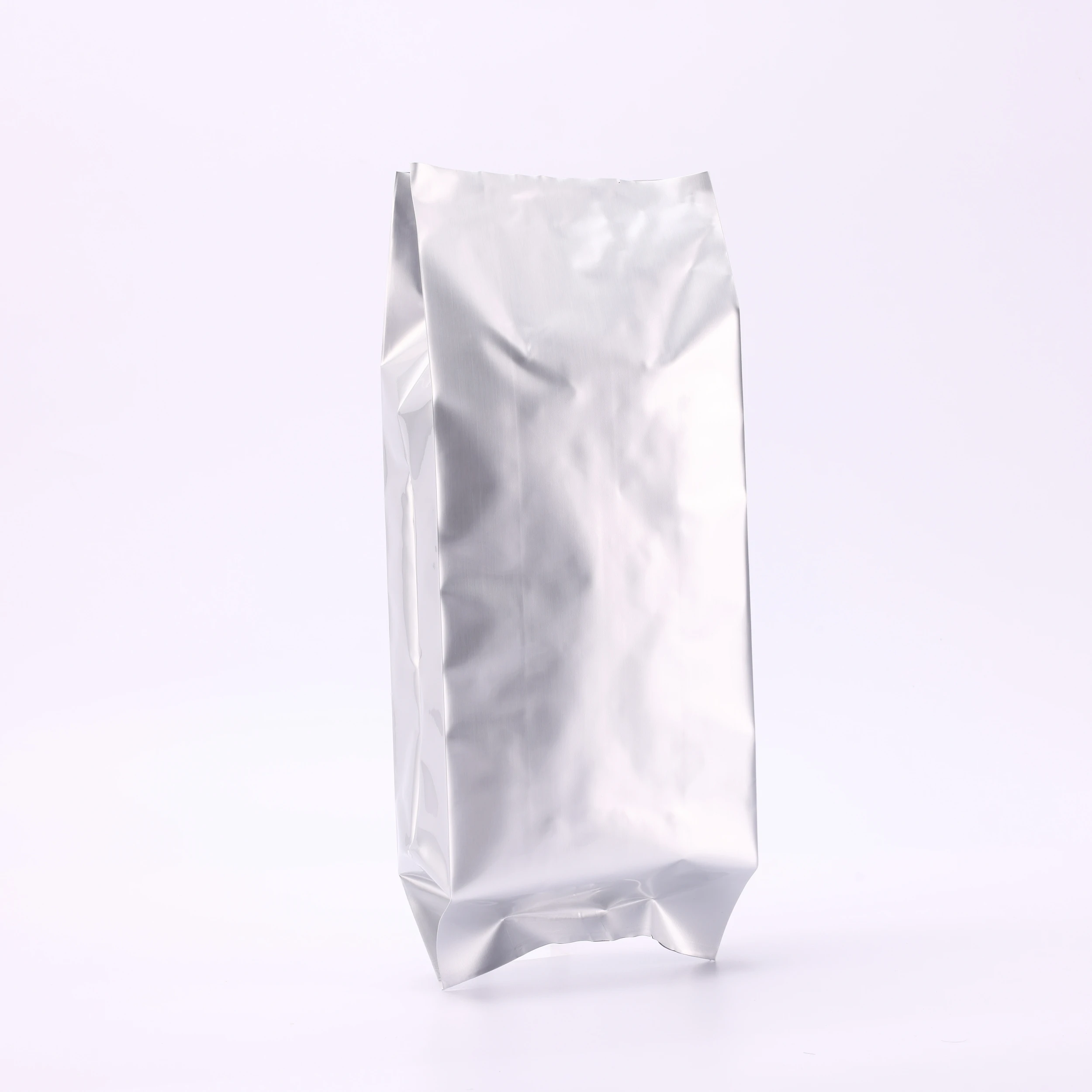 Aluminum Foil Bag Food Packaging Pouch Heat Seal Foil Bags With Tear Notch Accept Custom