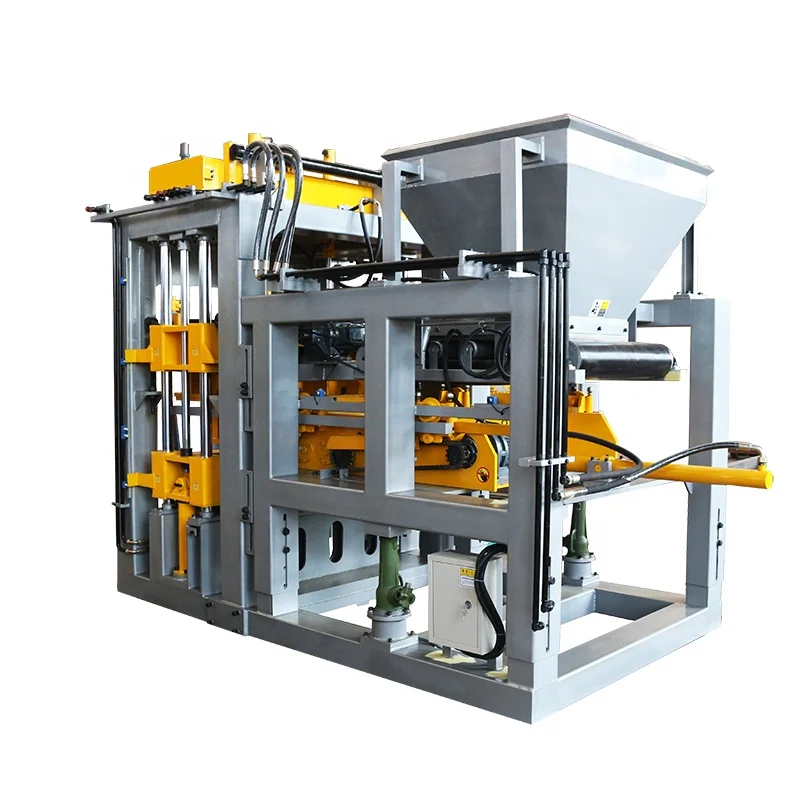 Hollow Brick Making Machine Latest Shape Blocks Concrete Machine Make Interlocking Floor Press to Make Bricks Bamboo Pallets
