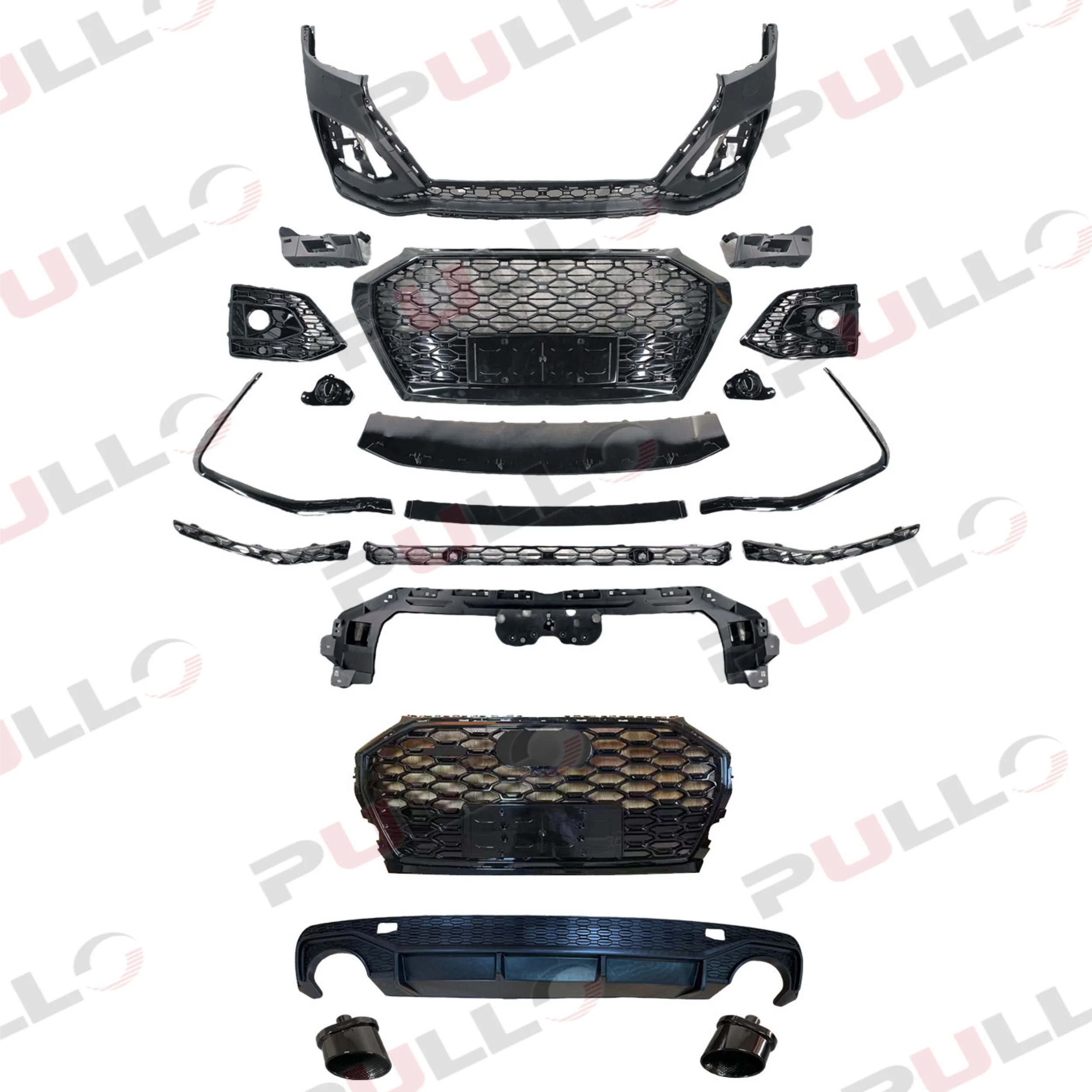 car body kit bumper kit for Audi Q5 2021-2023 to RSQ5 model with car ...