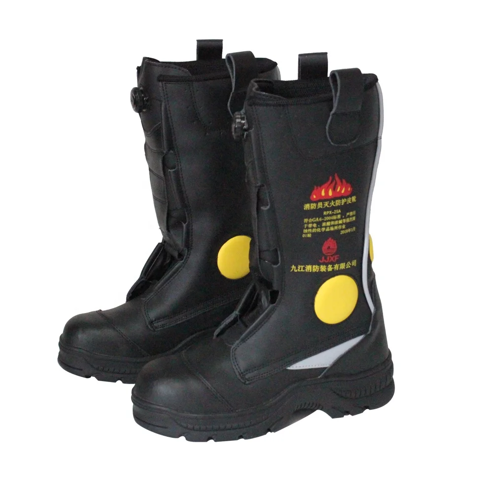 Botas de goma de seguridad de fuego largas botas botas de combate de  incendios - China El fuego de botas y botas de combate de incendios precio