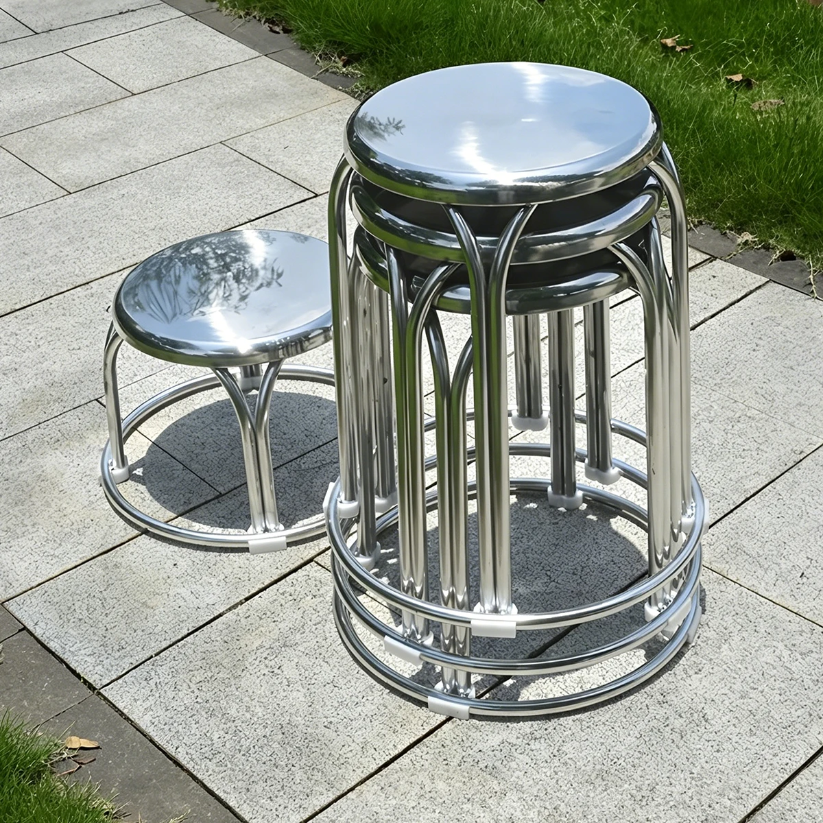 Wholesale Heavy Duty Stainless Steel Bar Stool Commercial Canteen 