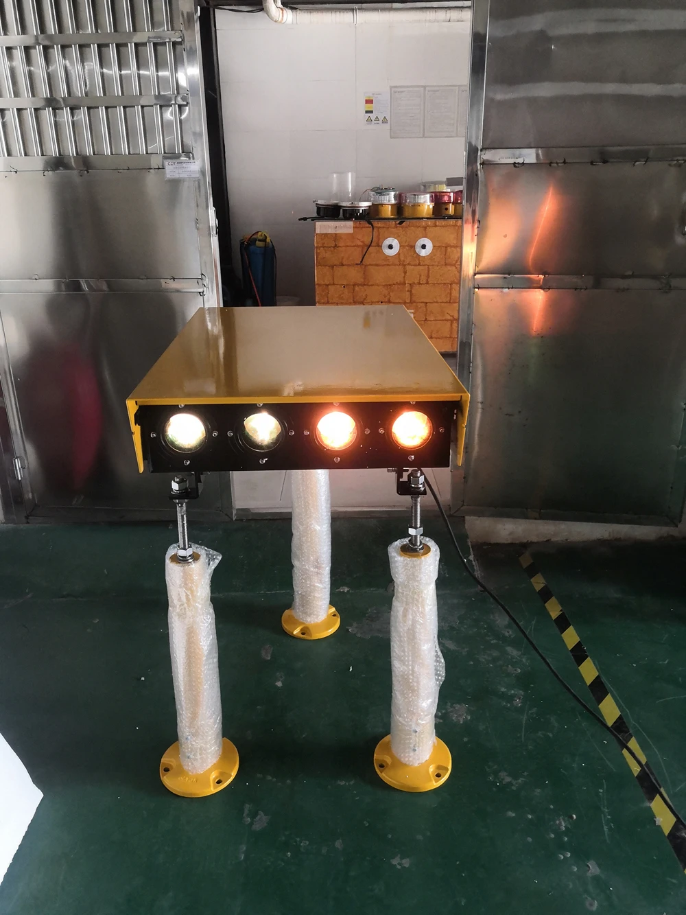 Airfield PAPI Inclinometer and Sighting Device Calibration Runway Light 6.6A FAA L880 PAPI in Airport