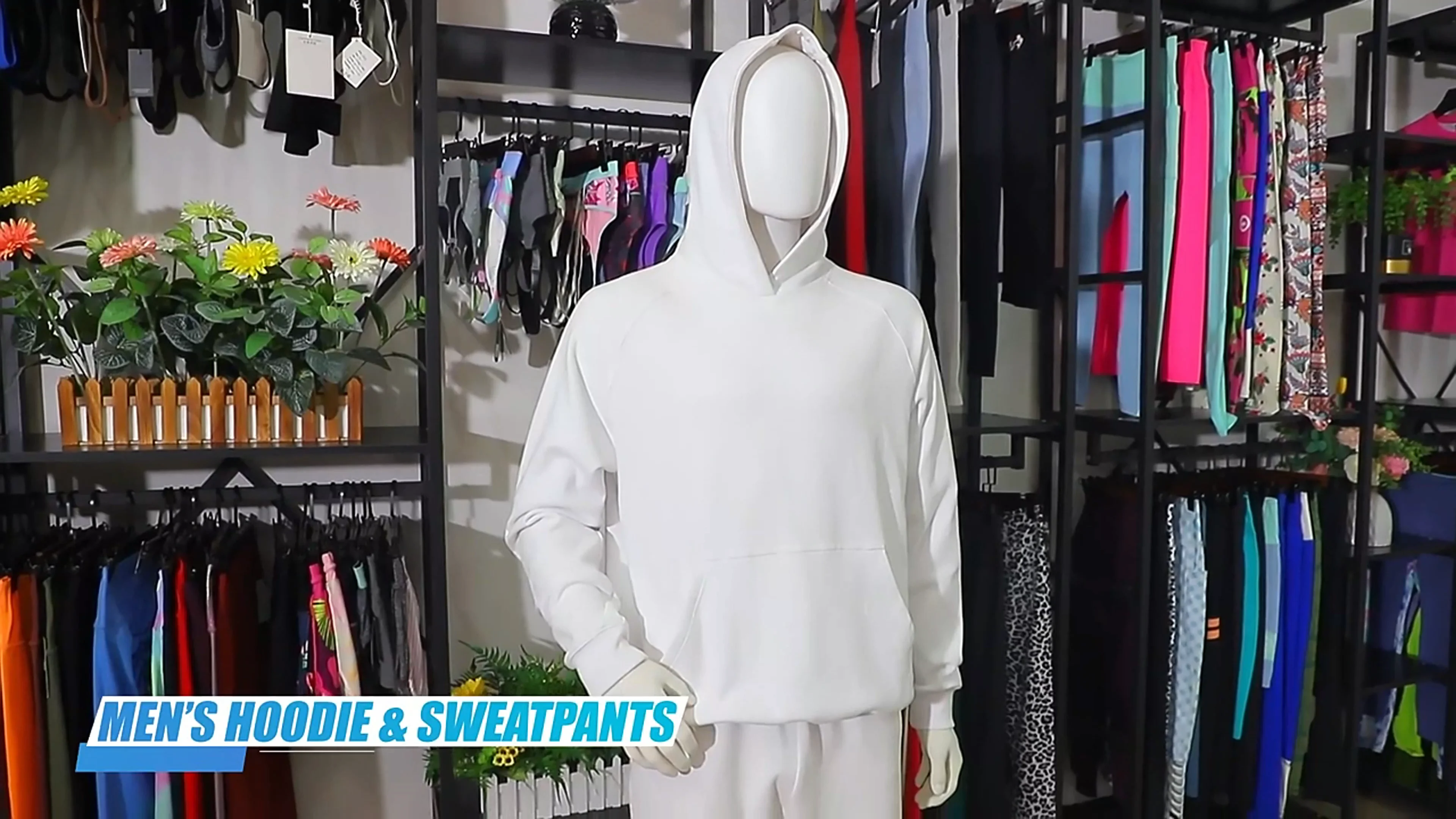 Hot Sell Heavyweight Hoodie Jogger Custom Logo Embossing Hood