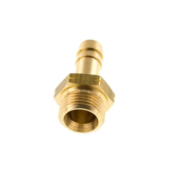 Oem Cnc Supplier Brass Barb Fitting Valve Adapter Tank Connector Simple Operation Strong Durable Light Weight