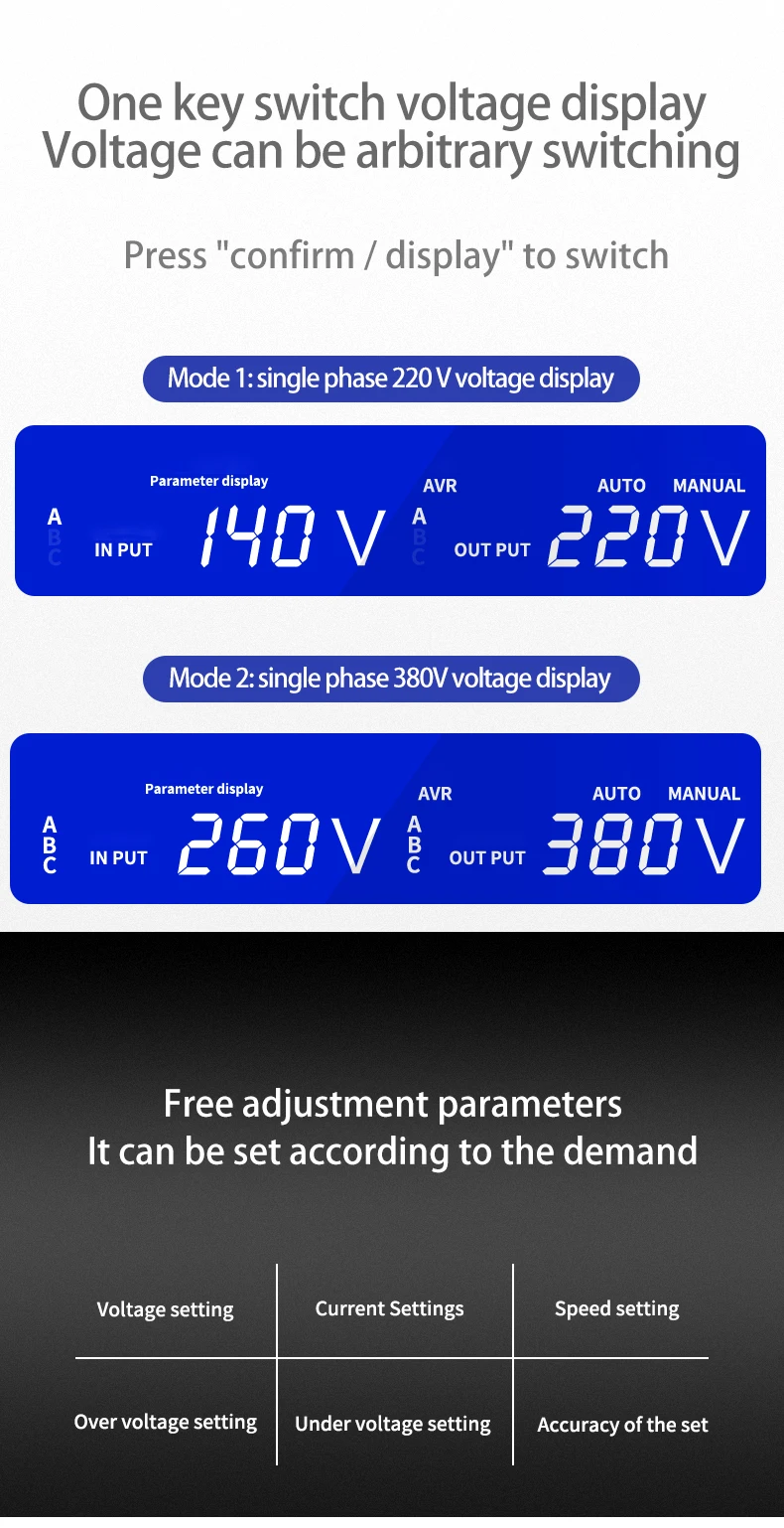 TNS 30KVA Three Phase Automatic Voltage Stabilizer Regulator AVR with Good Price